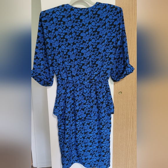 Vibrant 80's vintage dress - Picture 3 of 12